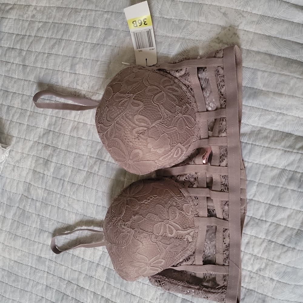 Jezebel Caged Push up Lace Lilac/Lavender 36B